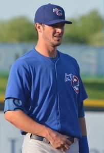 Did Kris Bryant leave any autographs behind? That'll be one of the mysteries drawing fans to Autographed Ball Giveaway Night Aug. 26 in Des Moines. By Minda Haas from Omaha (Kris Bryant) [CC BY-SA 2.0 (http://creativecommons.org/licenses/by-sa/2.0)], via Wikimedia Commons