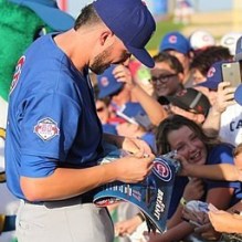 Bryant signing autographs 2